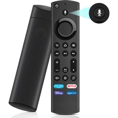 Ersatzfernbedienung mit Sprachsteuerung (4. Generation), Ersatzfernbedienung mit Sprachfunktion für Smart TV Stick Generation 2 und 3, für Smart TV Cube Generation 1 und 2 (1/4)