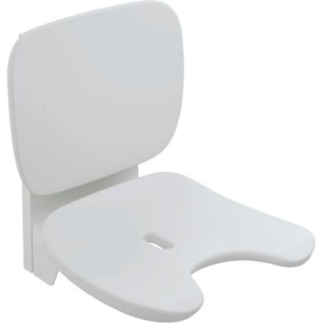 HEWI 802.51.23960 siège rabattable confort, découpe pour périnée (1/2)