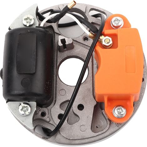 Bobine d'allumage pour tronçonneuse Stihl 070 et 090, en métal, 9 x 3,3 cm, noire, pièce de rechange moteur (1/5)