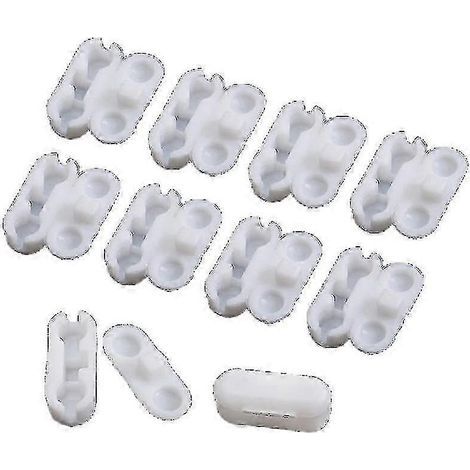 Lot de 10 connecteurs de cordon pour stores enrouleurs en plastique, connecteurs de chaînette de rideau Hfmqv (1/5)