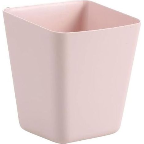 Étagère de bureau, étagère suspendue, boîte de rangement, petite boîte, porte-stylo, panier de rangement simple, boîte de rangement de bureau pour divers objets, ensemble de 3 pièces (rose) (1/5)