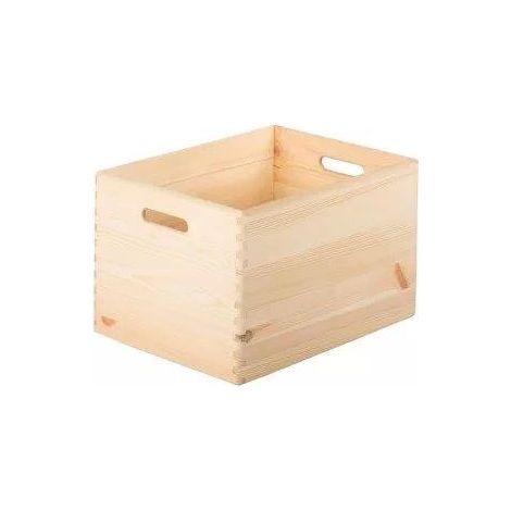 BOX SOVRAPPONIBILE IN LEGNO 40X30 H23 (1/2)