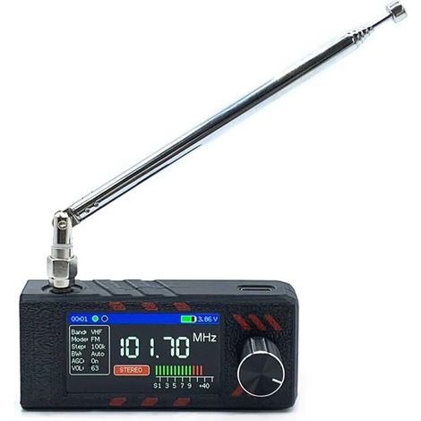 Ricevitore radio DSP a banda intera SI4732 - 0,5-108 MHz FM AM SW SSB con amplificatore per cuffie (1/5)