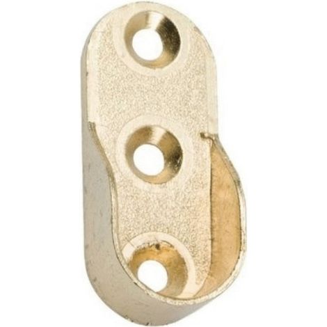 Support extrémité laitonne pour tube 30x15mm référence 2042 - DUVAL - 52-0933-4010