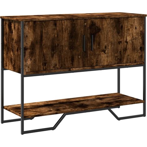 Konsolentisch Räuchereiche 100x35x74,5 cm Holzwerkstoff