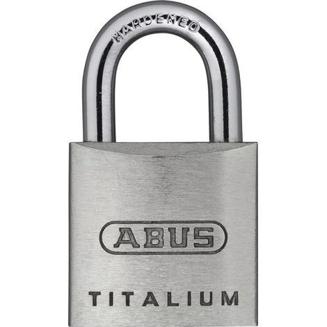 Candado cilíndrico 64TI / 20 cerradura ancho cuerpo 20mm Titalium varias llaves ABUS
