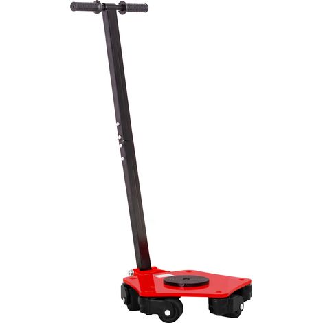 Timon rouleur 5 t 5 roues en nylon pivotantes à 360° avec poignée MW Tools TRD5N