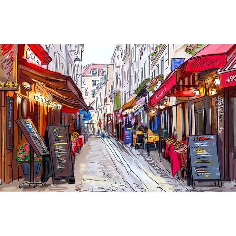 Affiche vie de scène montmartre - 60x40cm - made in France (1/5)