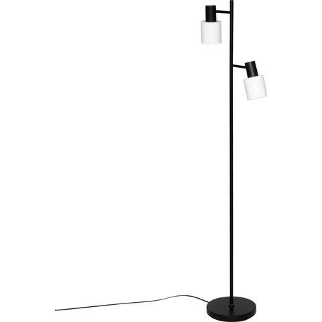Atmosphera lampada da terra moderna nera 143 cm in metallo (1/5)