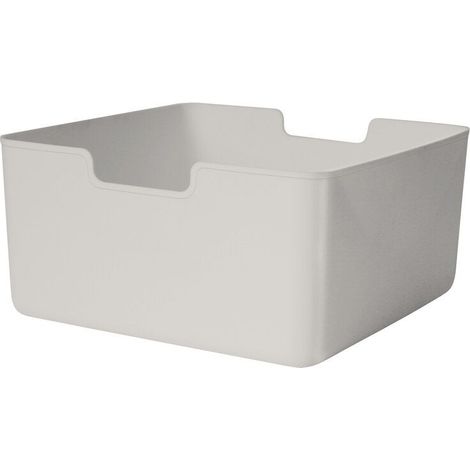 Recycling-Kunststoffbehälter M KUB Trench 6 H.15 x B.31 x T.31 cm SANS MARQUE