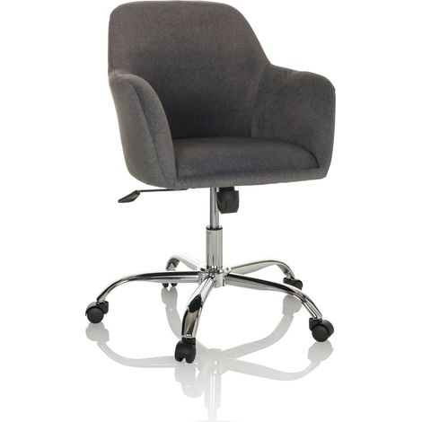 Bürostuhl / Drehstuhl / Schalenstuhl SOLAO 300 Stoff dunkelgrau hjh OFFICE (1/5)