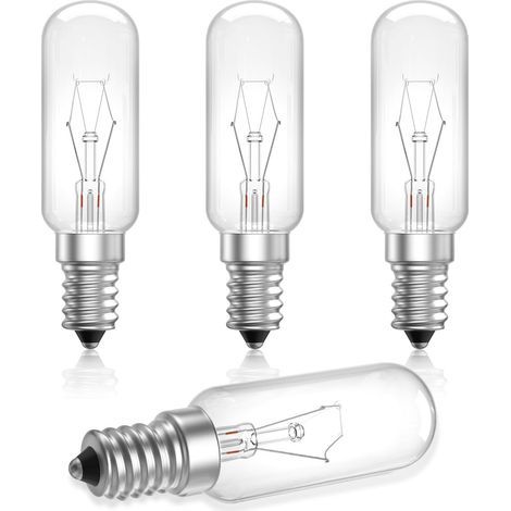 4er-Pack E14 28W Dimmbare Warmweiße 2700K Glühbirnen für Dunstabzugshauben und Kühlschränke (1/5)