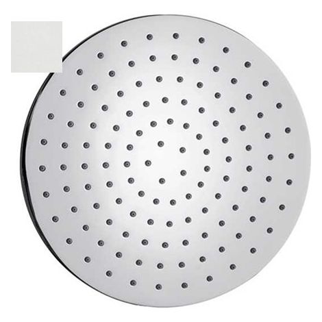 Pomme de tête 230mm jet de pluie autonettoyant blanc mat Cosmo - BOSSINI I00595045
