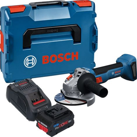 Bosch GWS 18V-8 Professional Smerigliatrice angolare a batteria 18 V 125 mm Brushless + 1x batteria ProCORE 5,5 Ah + caricabatteria + L Boxx