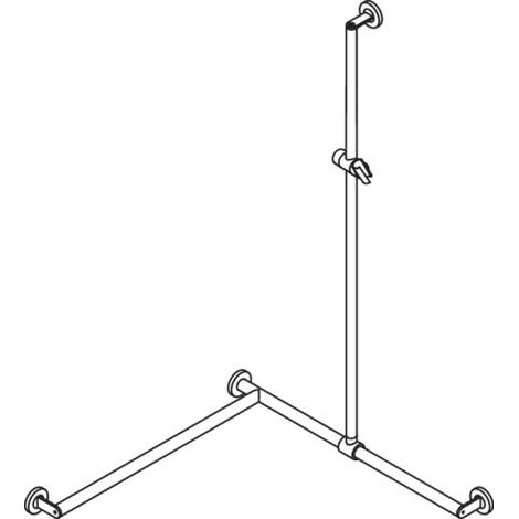 HEWI 900.35.33360 JK DUHA, Ø:25/30, A1:1250, W1/W2:765 (1/2)