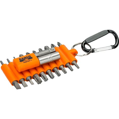BAHCO - Porte-embout 1/4" en caoutchouc pour vis à fente/Phillips/Pozidriv/TORX® - 22 pc