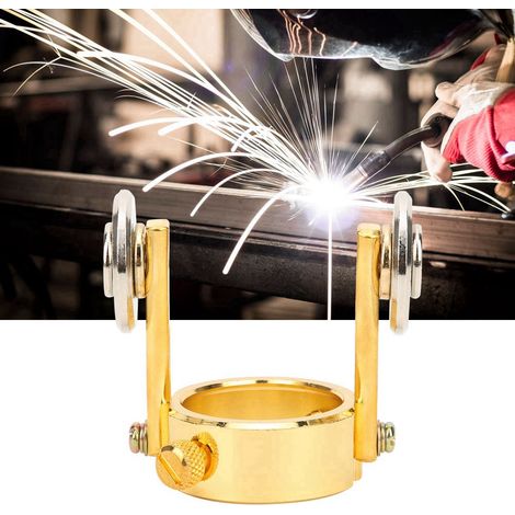 Rouleau de guidage métallique pour torche de découpeur plasma P80 avec 2 vis pour boussole de torche (1/5)