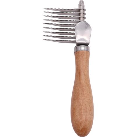 Cepillo desenredante para perros y gatos: elimina el pelo enredado y los nudos. Perfecto para Doodles y Poodles. (1/3)
