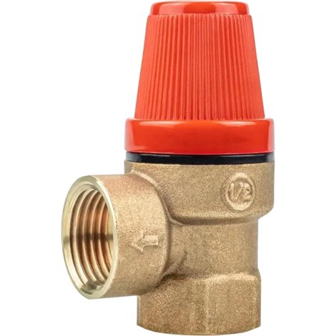 Soupape De Sécurité 3b - Pression Max 3 Bar - Pour Chauffe-Eau Et Chaudières Domestiques - Lot De 1 (1/5)