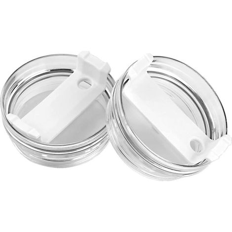Weißer Ersatzdeckel für 134-ml-Becher, staubdicht, spritzwassergeschützt, für Stanley-Becher und andere Kaffeetassen (1/4)