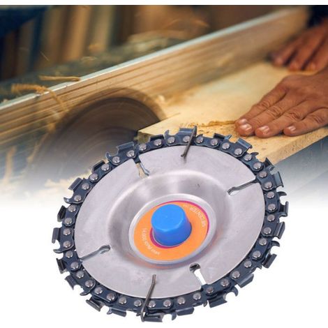 Disque De Sculpture Bois - 4 Pouces - 22 Dents - Acier Inoxydable - Pour Meuleuse D Angle - 1 Piece (1/5)