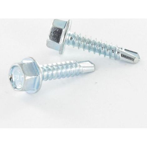 FASTOVIS Tête hexagonale TH 6.3X105 Acier zingué-1 pièce