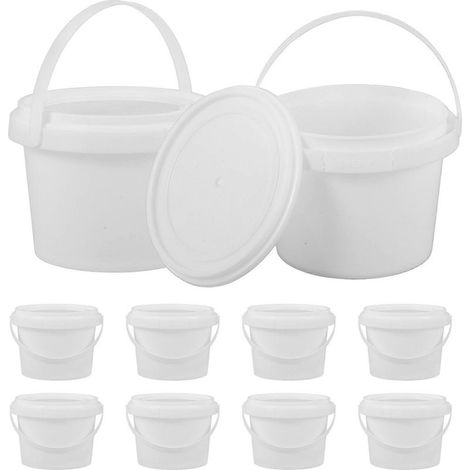 Set mit 10 DIY-Eiscremedosen mit Deckel zur Aufbewahrung Ihres selbstgemachten Eises im Kühlschrank. (1/5)