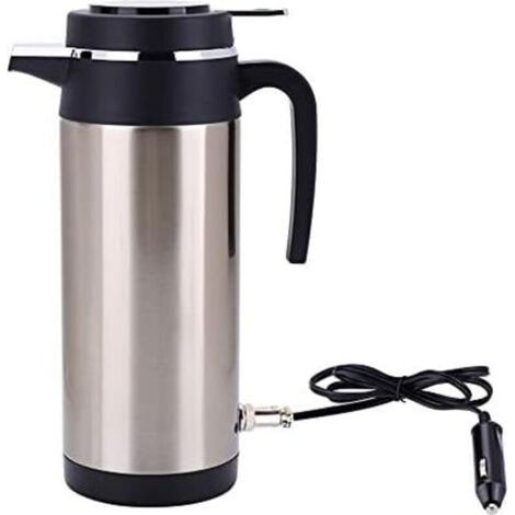 24V Car Electric Kettle Approx. 1200ml Cup Warmer with Cigarette Lighter Coffee Bottle Mugs Truck Hot Water Dispenser Travel Christmas Gift for Drivers, Dads and Husbands (1/5)