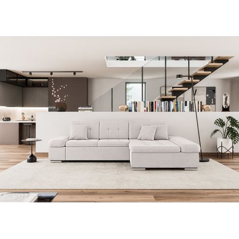 Canapé d'angle ALRU Beige (1/2)