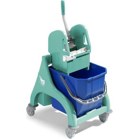 Carrello professionale per le pulizie Nick verde 15 lt