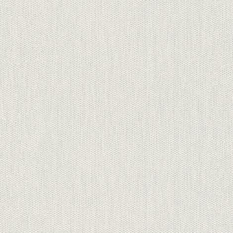 Papier peint intissé monochrome blanc | Papier peint moderne blanc satiné | Tapisserie uni avec effet pailleté pour chambre - 10,05 x 0,53 m (1/5)