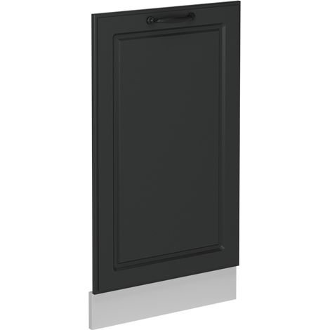 Façade de lave-vaisselle R-Line, Anthracite campagne, 45cm sans PT, Vicco