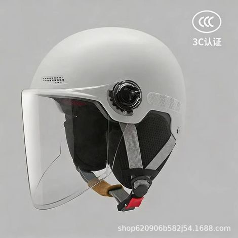 Casque Motocyclette Demi - Jupe - Casques pour Motocyclettes - Rétro Ouvert (1/5)