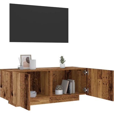TV-Schrank Altholz-Optik 100x35x40 cm Holzwerkstoff