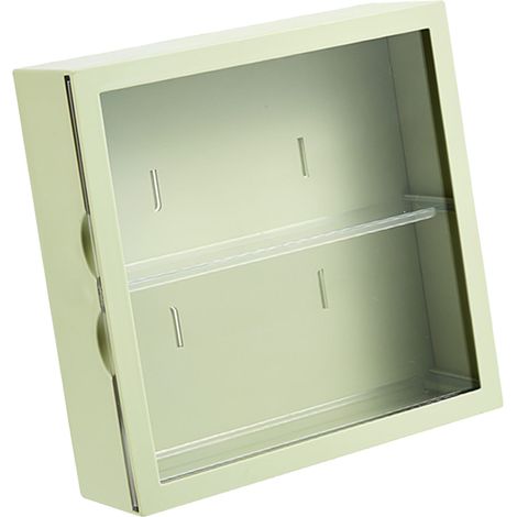 Vitrine murale pour figurines surprises, présentoir de rangement pour objets artisanaux, boîte de rangement anti-poussière pour poupées et jouets, vert avocat (1/5)