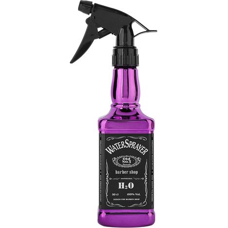 Flacon pulvérisateur 500ml pour coiffure, arrosage plantes et soins capillaires - Rouge rose (1/5)