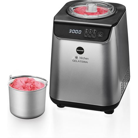 Macom 872 sorbetière Compresseur pour sorbetière 1,2 L 135 W Noir, Argent (1/4)
