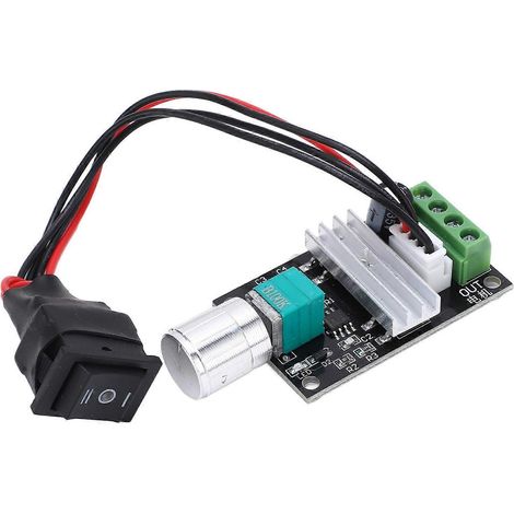 Motordrehzahlregler PWM-Steuerung Schalter Regler DC 6V–28V 3A CW CCW-Drehung