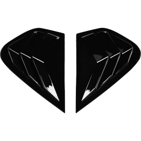 2 pièces de persiennes triangulaires pour vitres latérales arrière, garniture de panneau de volet pour X6 E71 E72 2008 à (1/4)