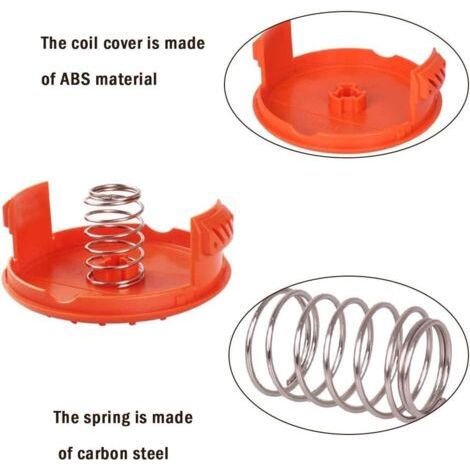 Accessori compatibili RC-100-P, 4 Coperchi Spule, Parti di Ricambio in Fibra, Ugreat (1/4)