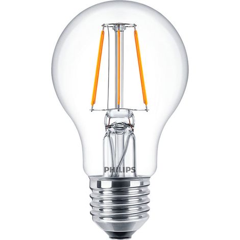 Philips 8719514347168 LED CEE F (A - G) E27 forme de poire 4.3 W = 40 W blanc chaud (Ø x L) 60 mm x