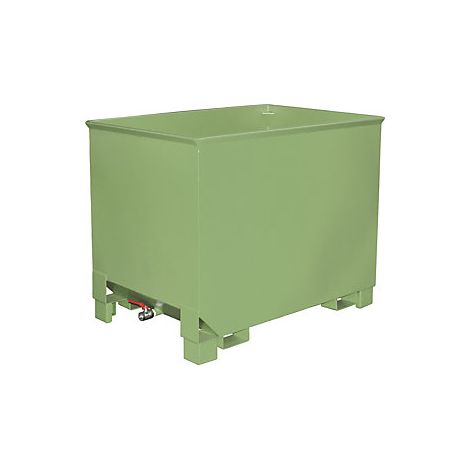 Bauer Spänekasten CS 80, lackiert, Resedagrün