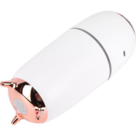 Humidificateur à nano-pulvérisation, humidificateur USB, débit de brume élevé, veilleuse, humidificateur de bureau/voiture, connexion USB, blanc. (1/5)
