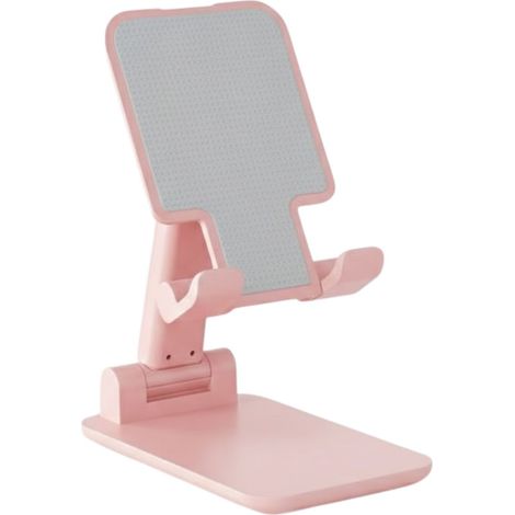 Supporto Smartphone Da Tavolo Rosa Regolabile Tablet Cellulare Universale (1/5)