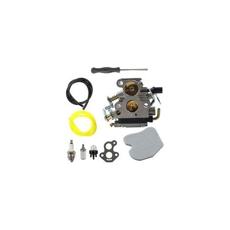 Carburateur pour tronçonneuse Husqvarna 235 235E 236 240 240E – Métal – Performance optimale – Installation facile – Remplace Poulan 574719402 (1/4)