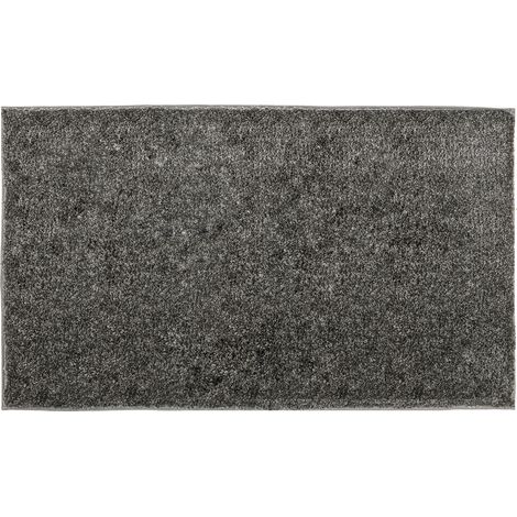 Q-BATH PREMIUM DECOR 1642 Badezimmerteppich flauschig dunkelbraun 120 x 70 cm Mikrofaser (1/4)