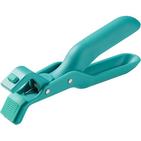 Anti-Verbrennungszange für heiße Speisen, aus Mehrzweck-Silikon, für die Küche, blaue Farbe. (1/5)
