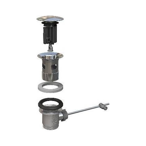 BONDE POUR LAVABO ET BIDET KINOKO 63 Dimensions : Bouchon en acier inoxydable D. 63 mm