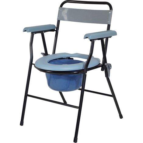 Chaise percée Aidapt VR252F, Seau de 7 litres, Léger et portable pour une manipulation aisée (1/4)