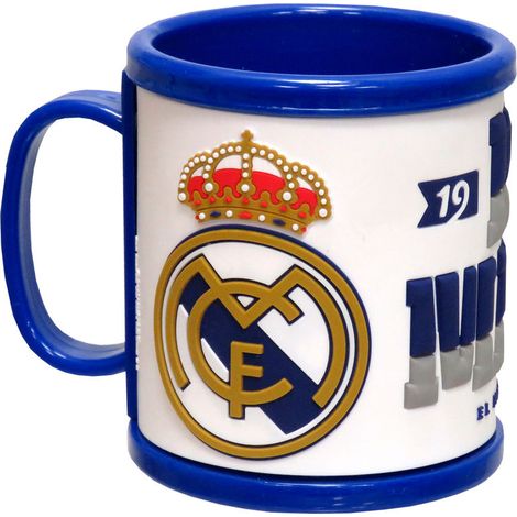 Taza Rubber Real Madrid En Caja Regalo